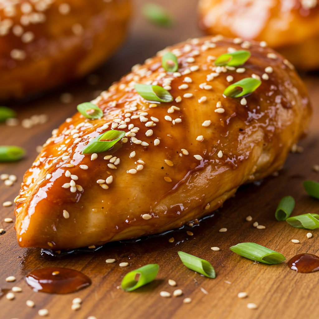9. Teriyaki Baked Chicken Breast