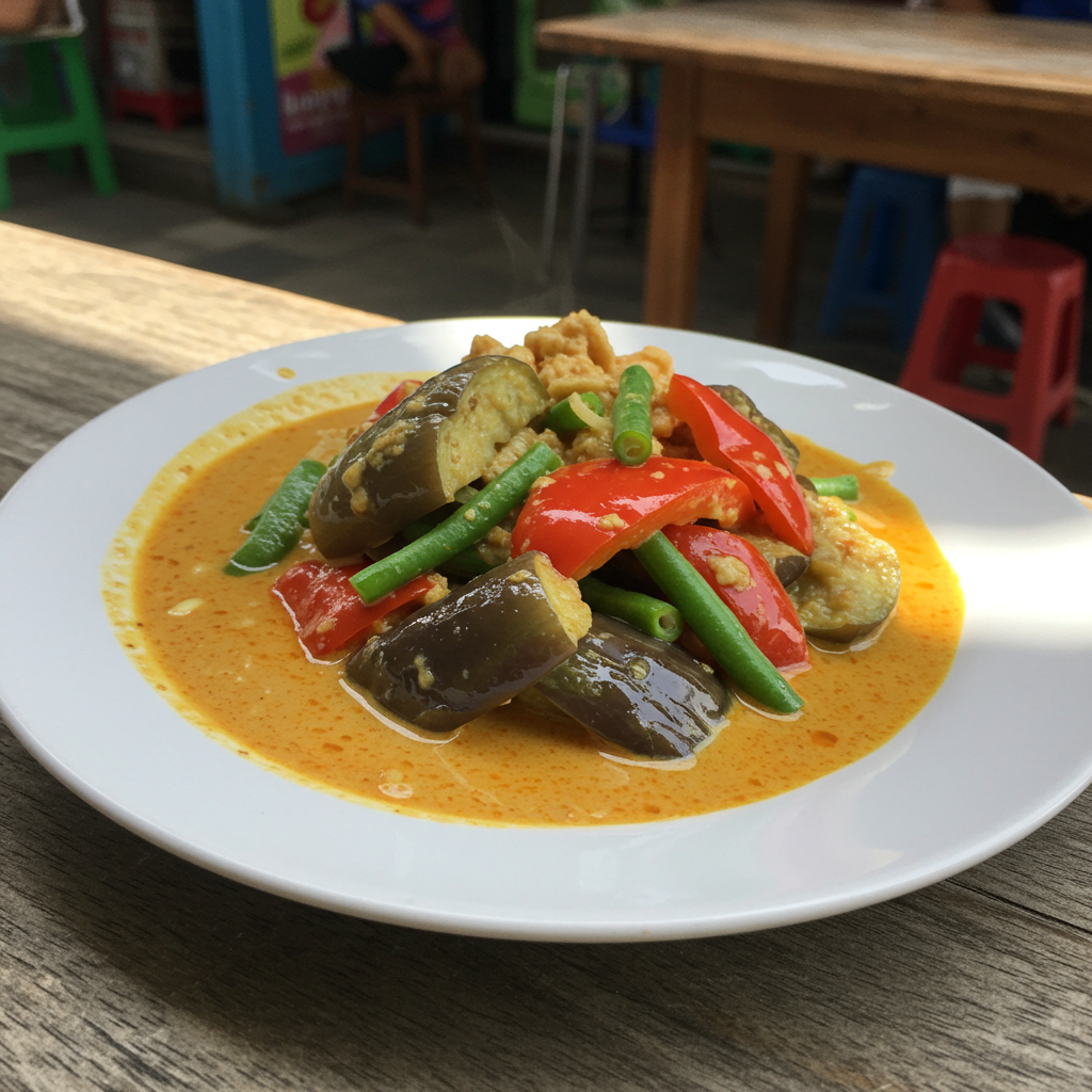 9. Thai Panang Curry with Vegetables