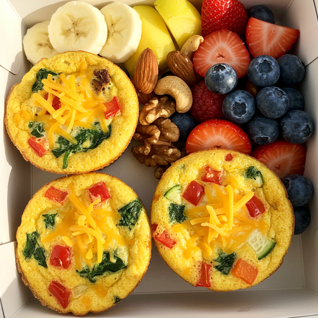 9. Veggie Egg Muffin Box