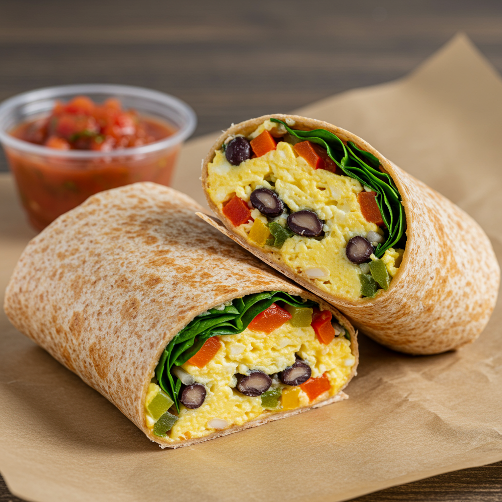 9. Veggie-Packed Breakfast Burrito