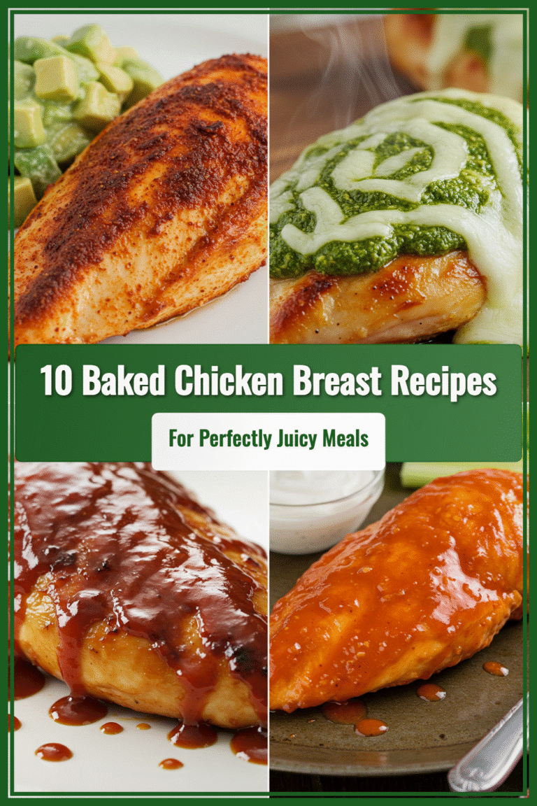 10 Baked Chicken Breast Recipes for Perfectly Juicy Meals