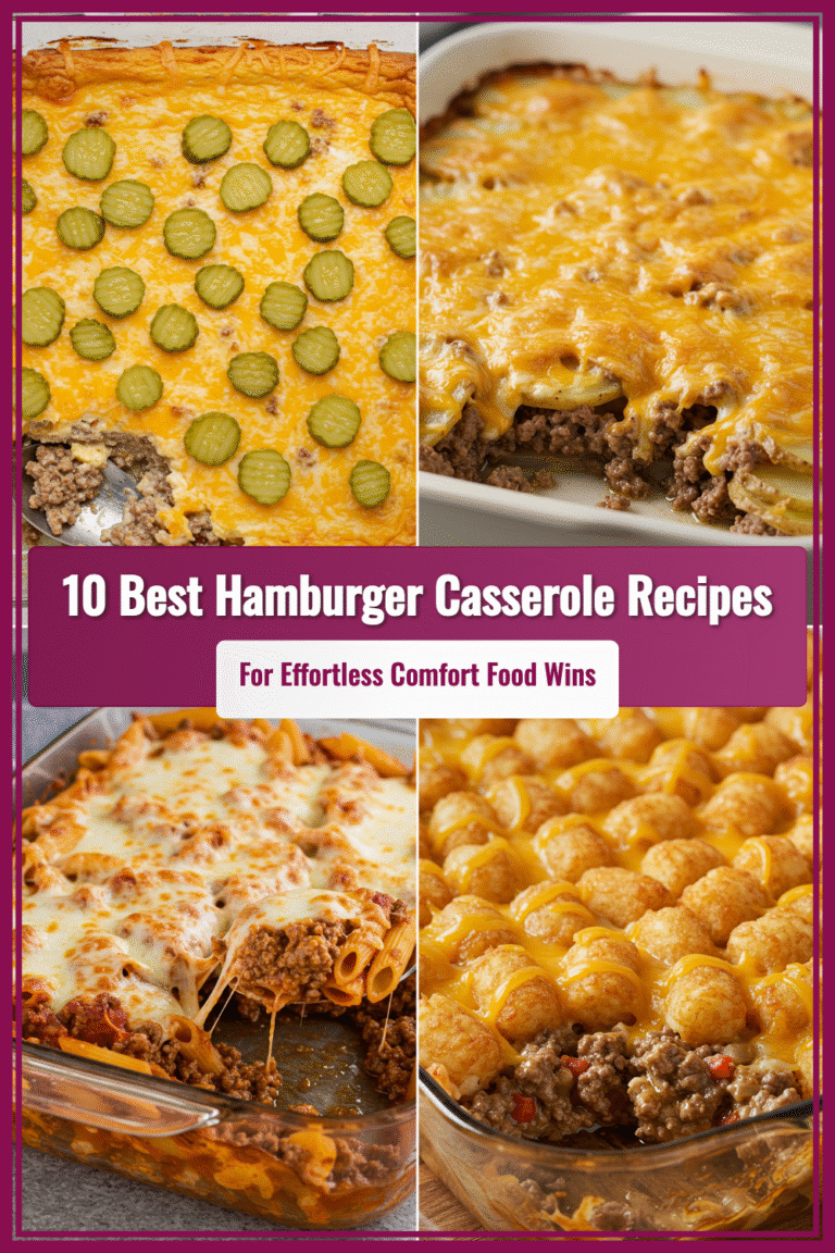 10 Best Hamburger Casserole Recipes for Effortless Comfort Food Wins