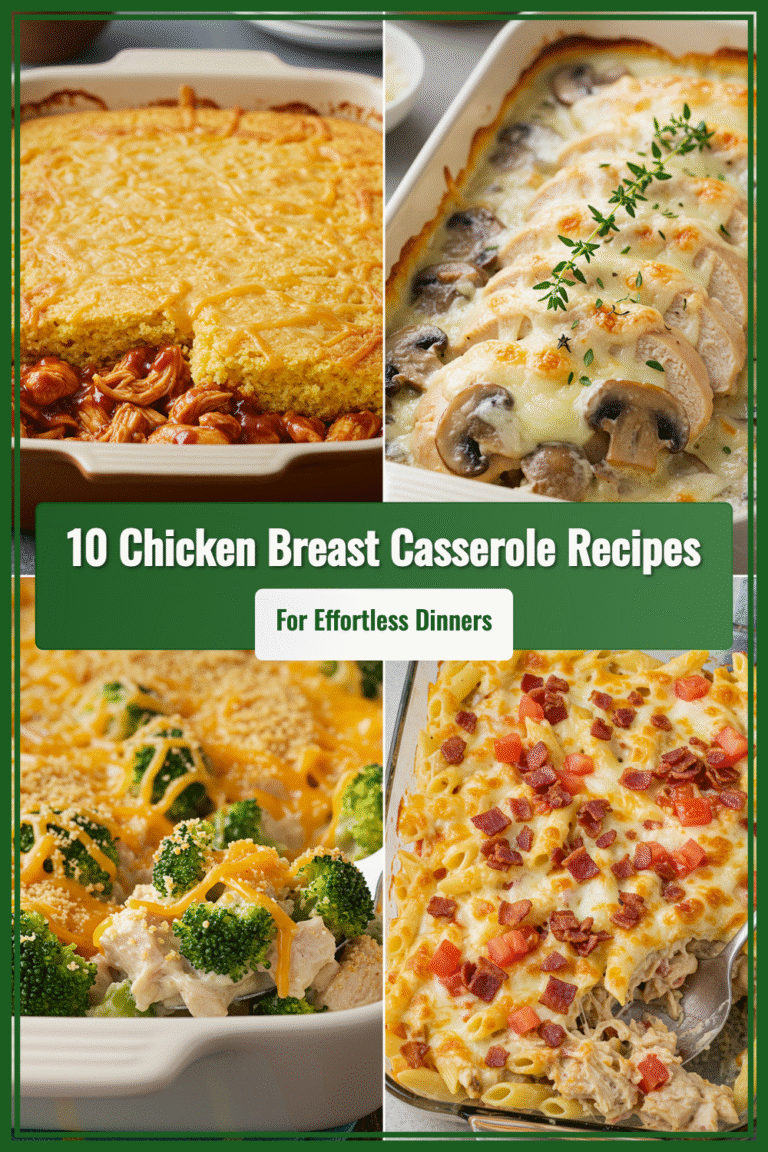 10 Chicken Breast Casserole Recipes for Effortless Dinners