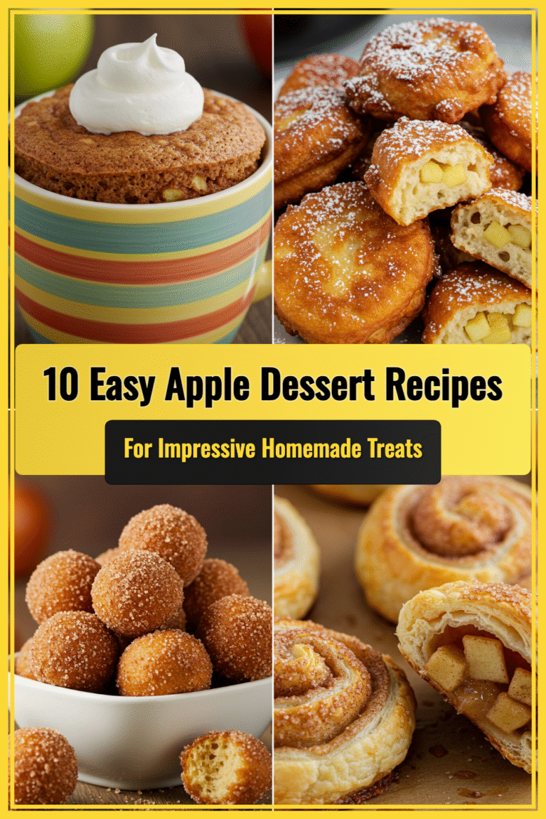 10 Easy Apple Dessert Recipes for Impressive Homemade Treats