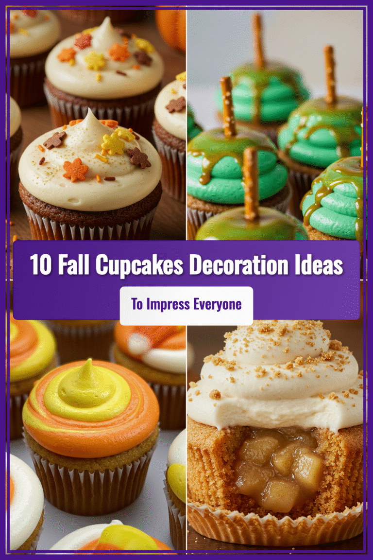 10 Simple Fall Cupcakes Decoration Ideas to Impress Everyone