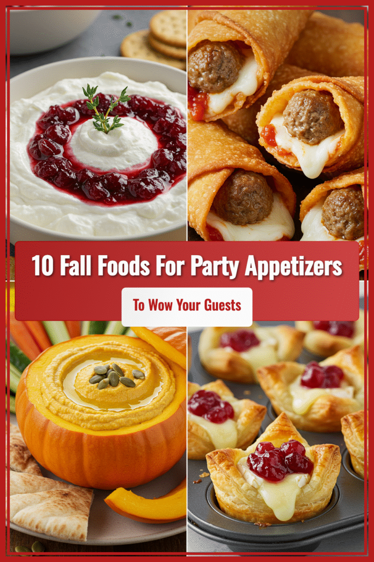 10 Irresistible Fall Foods For Party Appetizers To Wow Your Guests