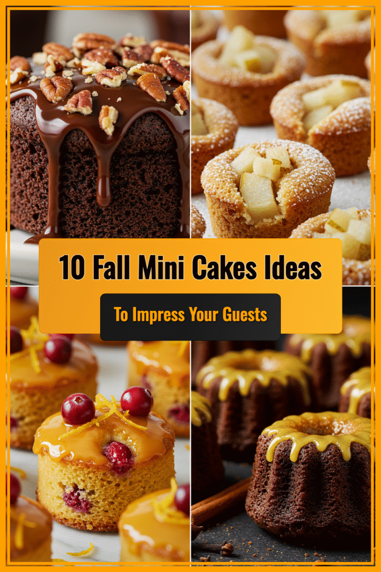 10 Fall Mini Cakes Ideas to Impress Your Guests