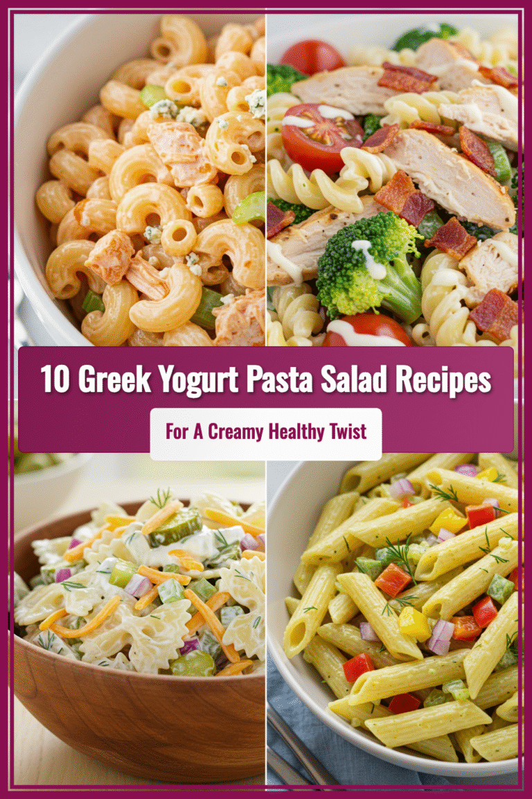 10 Greek Yogurt Pasta Salad Recipes for a Creamy Healthy Twist