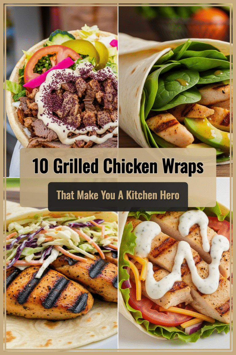10 Grilled Chicken Wraps That Make You a Kitchen Hero