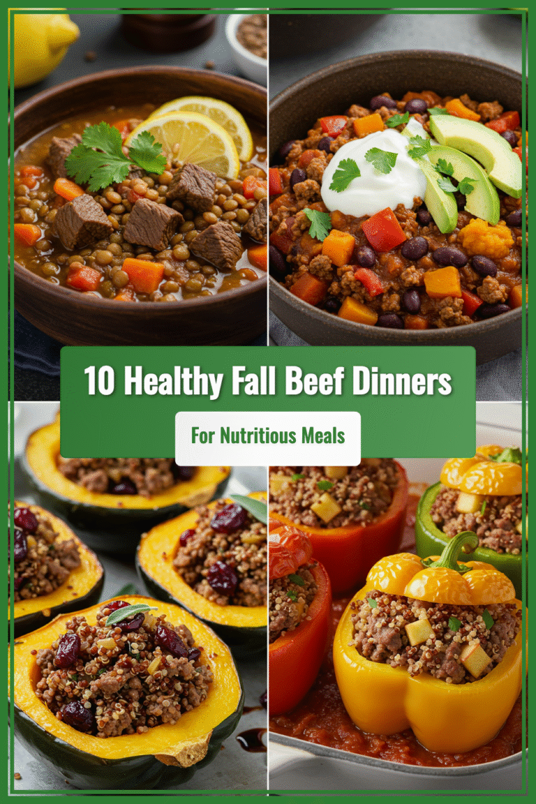 10 Healthy Fall Beef Dinner Recipes for Nutritious Meals