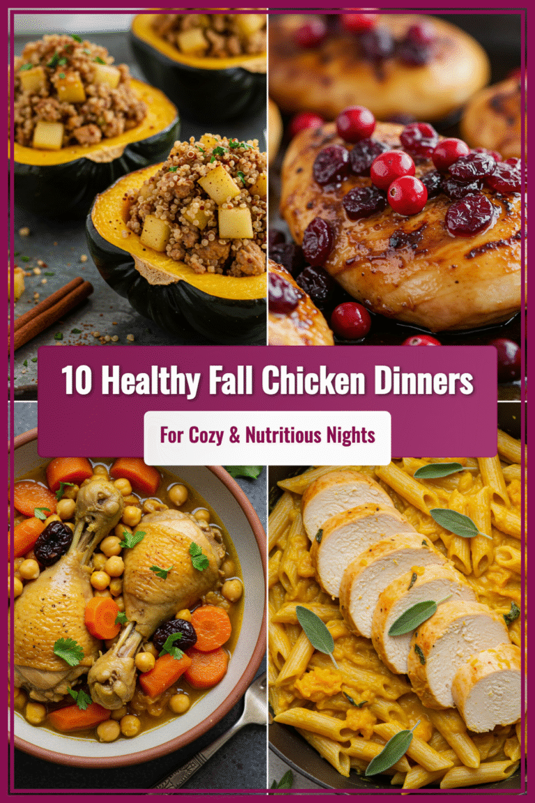 10 Healthy Fall Chicken Dinner Recipes for Cozy & Nutritious Nights