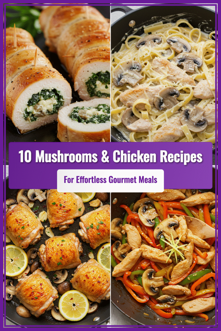 10 Mushrooms And Chicken Recipes for Effortless Gourmet Meals