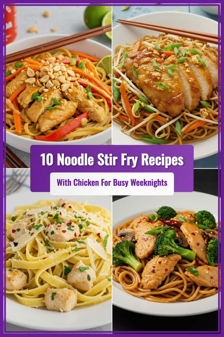 10 Irresistible Noodle Stir Fry Recipes with Chicken for Busy Weeknights