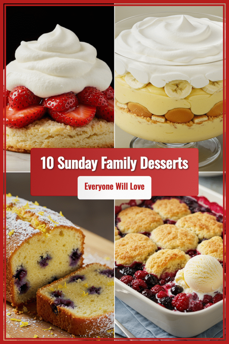 10 Irresistible Sunday Family Dessert Ideas Everyone Will Love