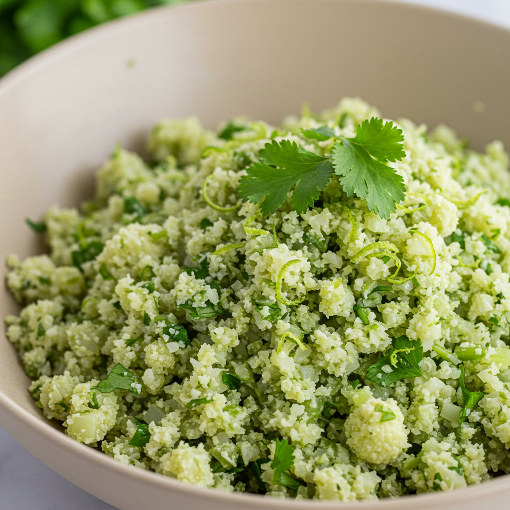 10. Cilantro Lime Cauliflower Rice