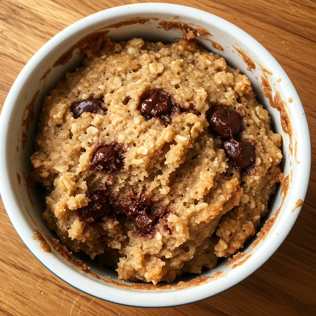 10. Cookie Dough Blended Baked Oats