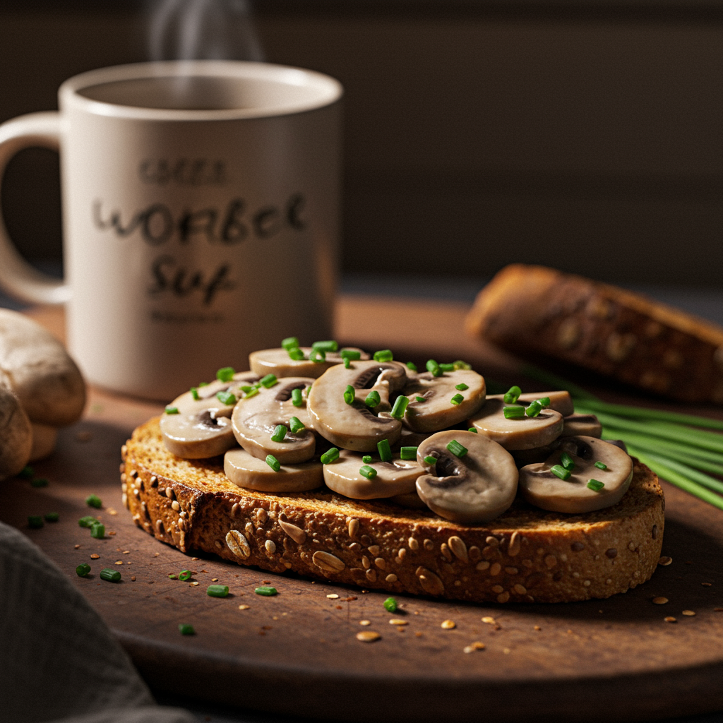 10. Creamy Mushrooms on Toast