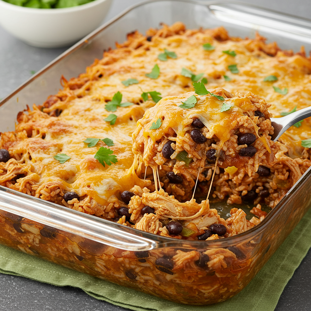 10. Mexican Chicken &amp; Rice Casserole