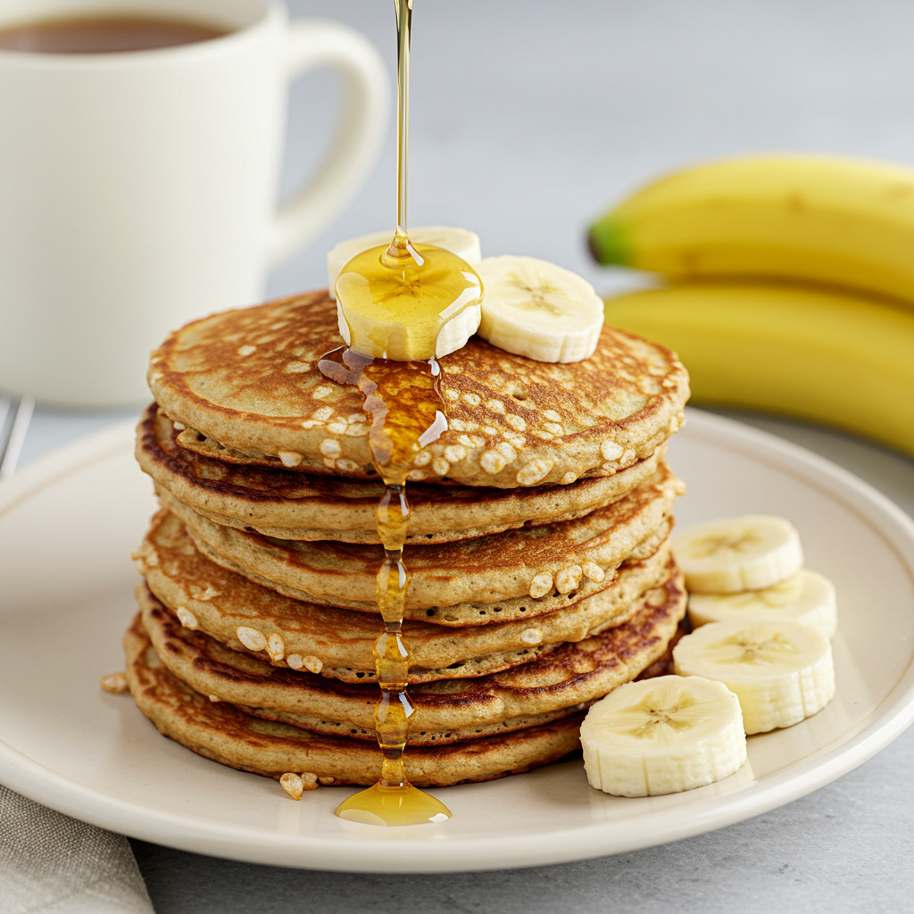 10. Rice Krispie Banana Pancakes