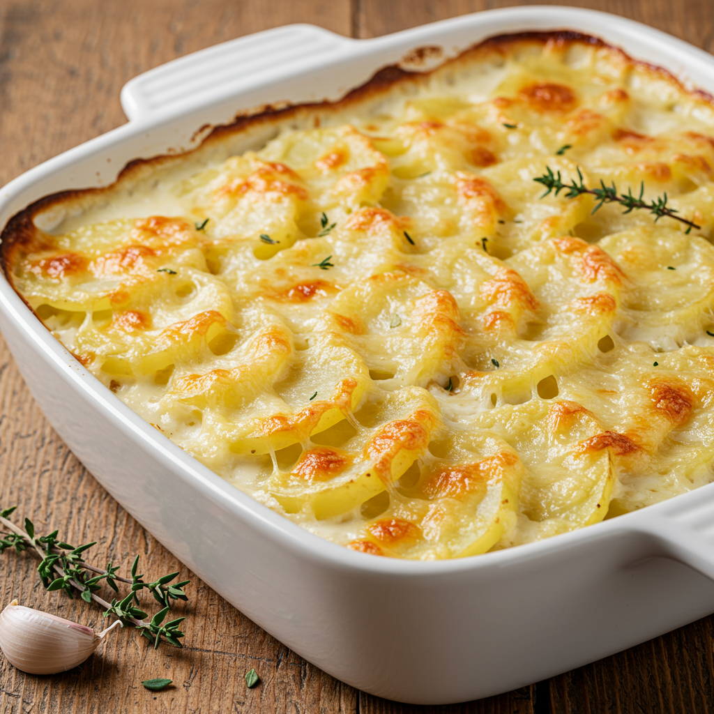 10. Scalloped Potatoes with GruyĂšre