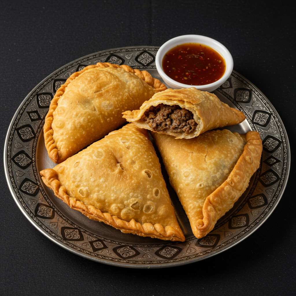 10. Traditional Meat Pastries (Sambosa)