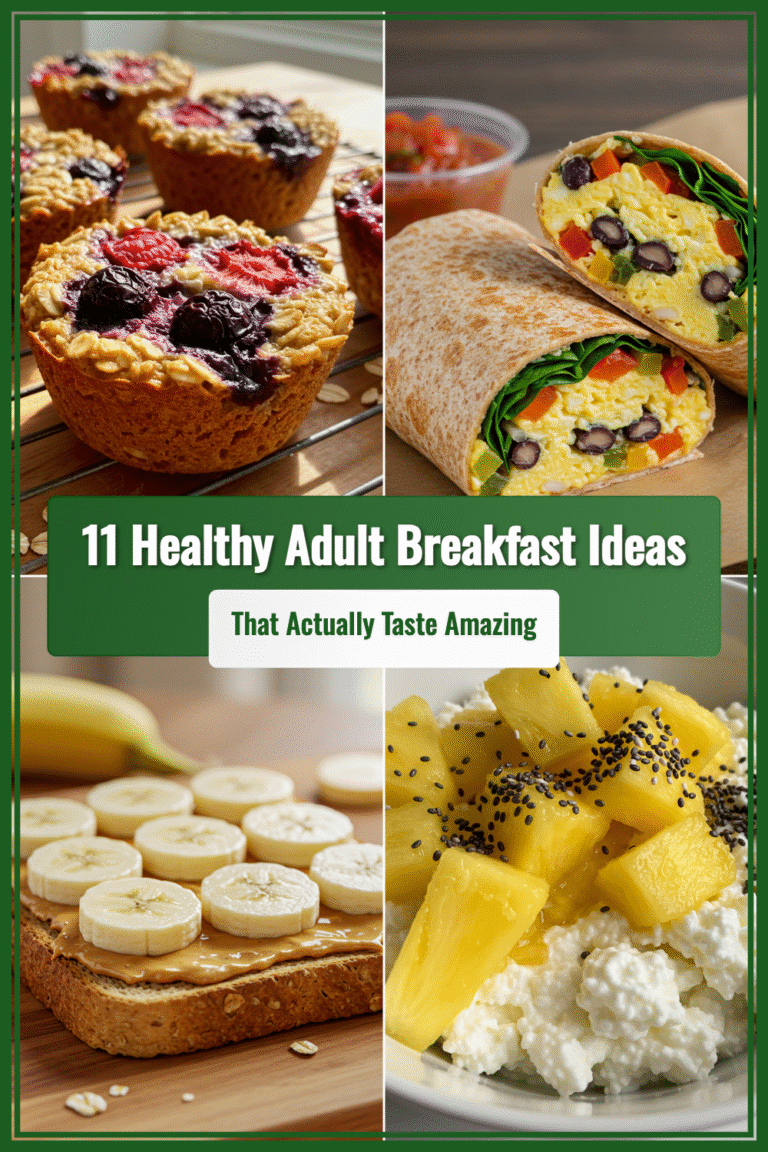 11 Healthy Adult Breakfast Ideas That Actually Taste Amazing