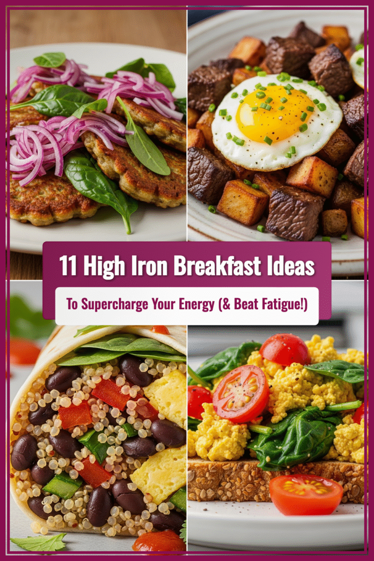 11 High Iron Breakfast Ideas to Supercharge Your Energy (And Beat Fatigue!)