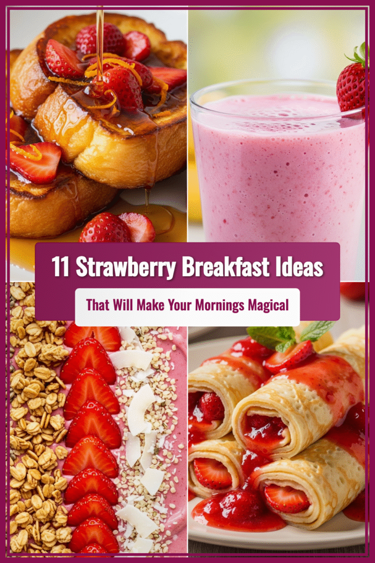 11 Strawberry Breakfast Ideas That’ll Make Your Mornings Magical