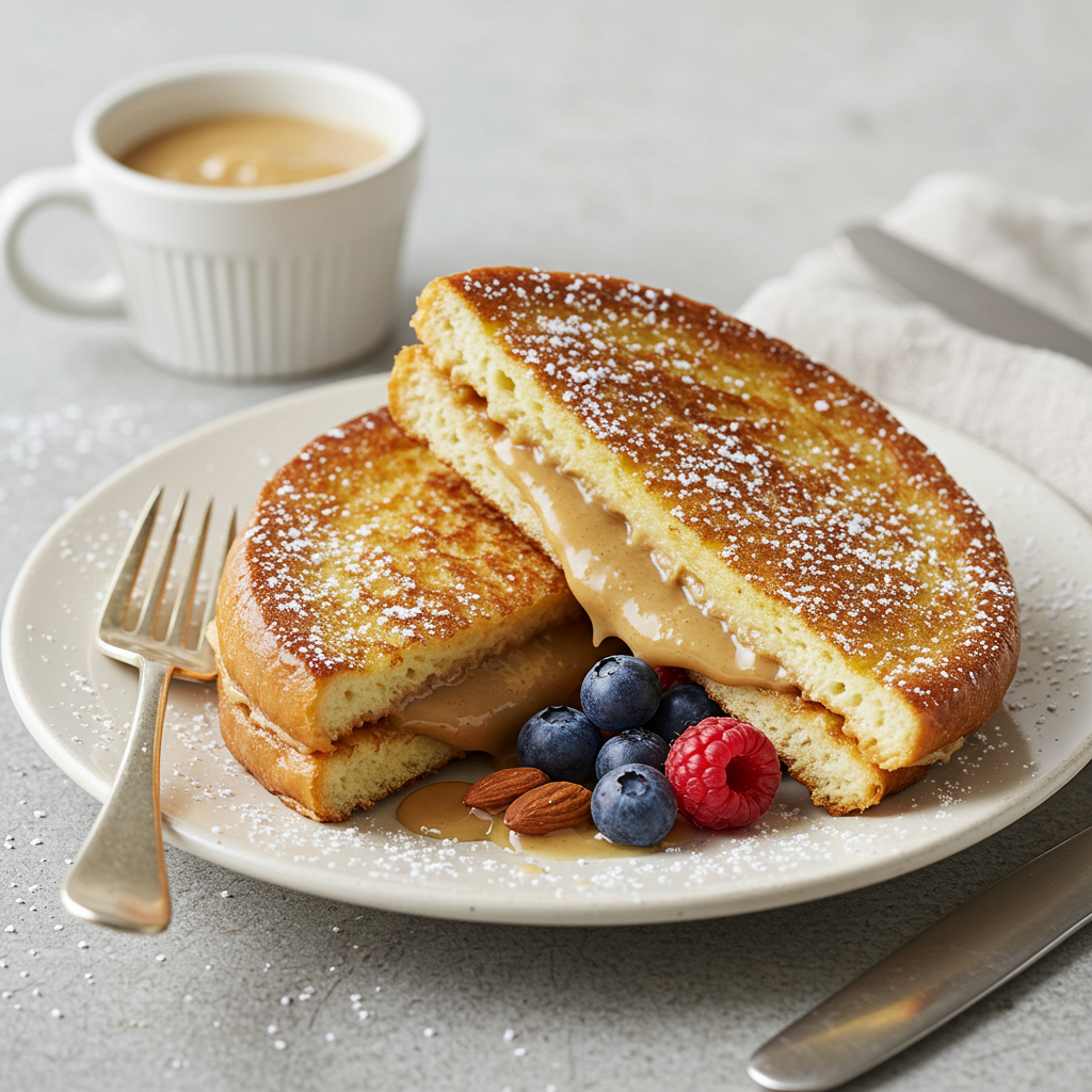 11. Almond Butter Stuffed French Toast
