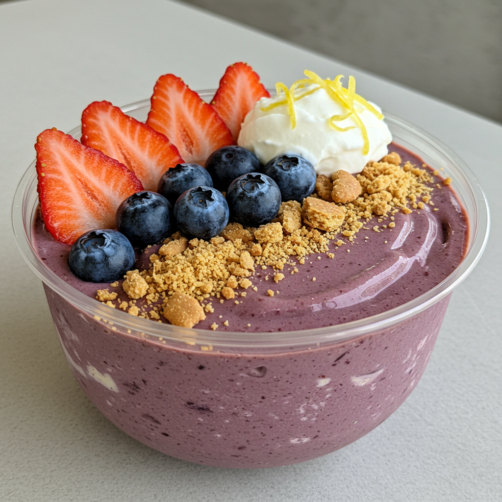 11. Berry Cheesecake Bowl