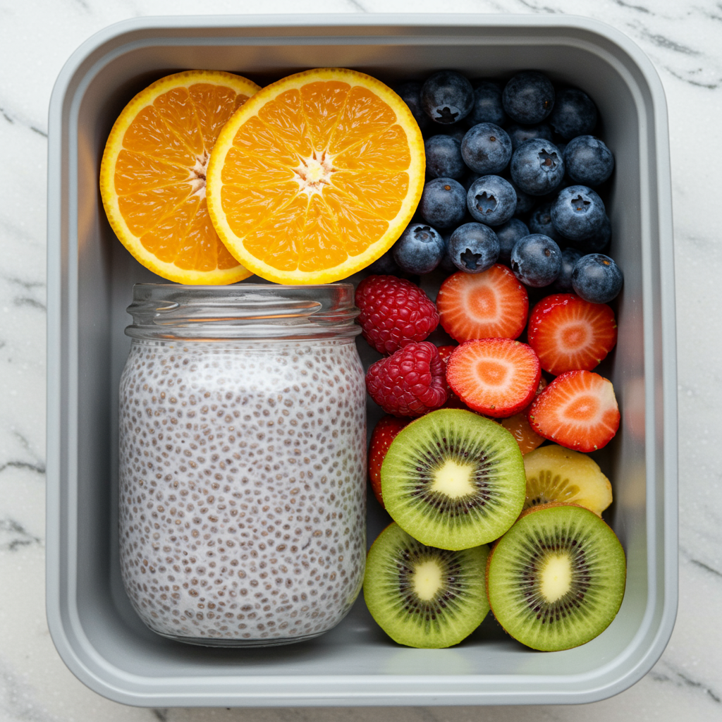 11. Chia Pudding &amp; Fruit Box