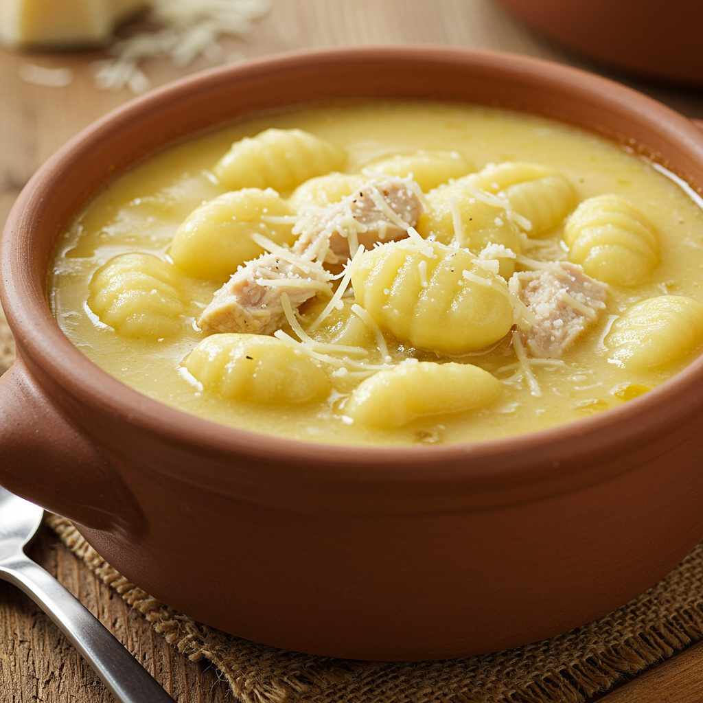 11. Creamy Traditional Gnocchi Soup