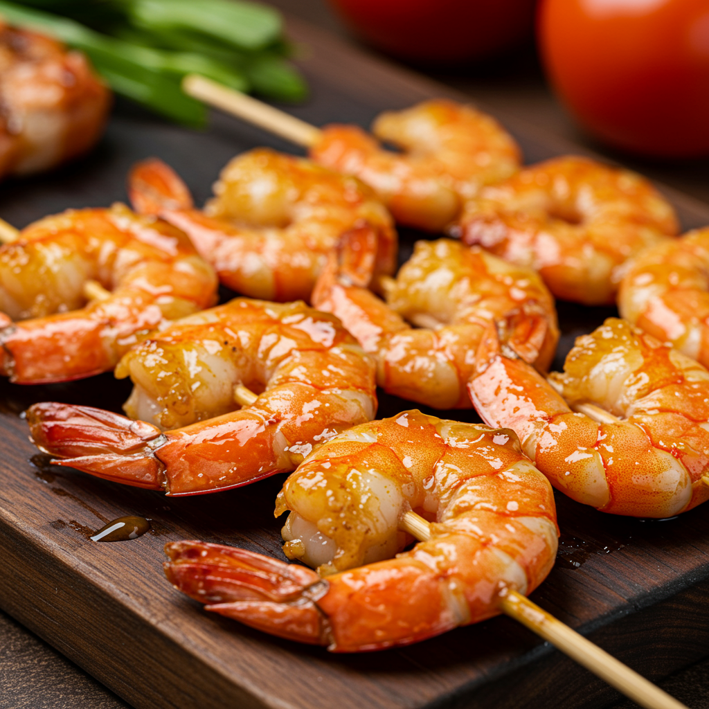 11. Korean BBQ Shrimp Skewers