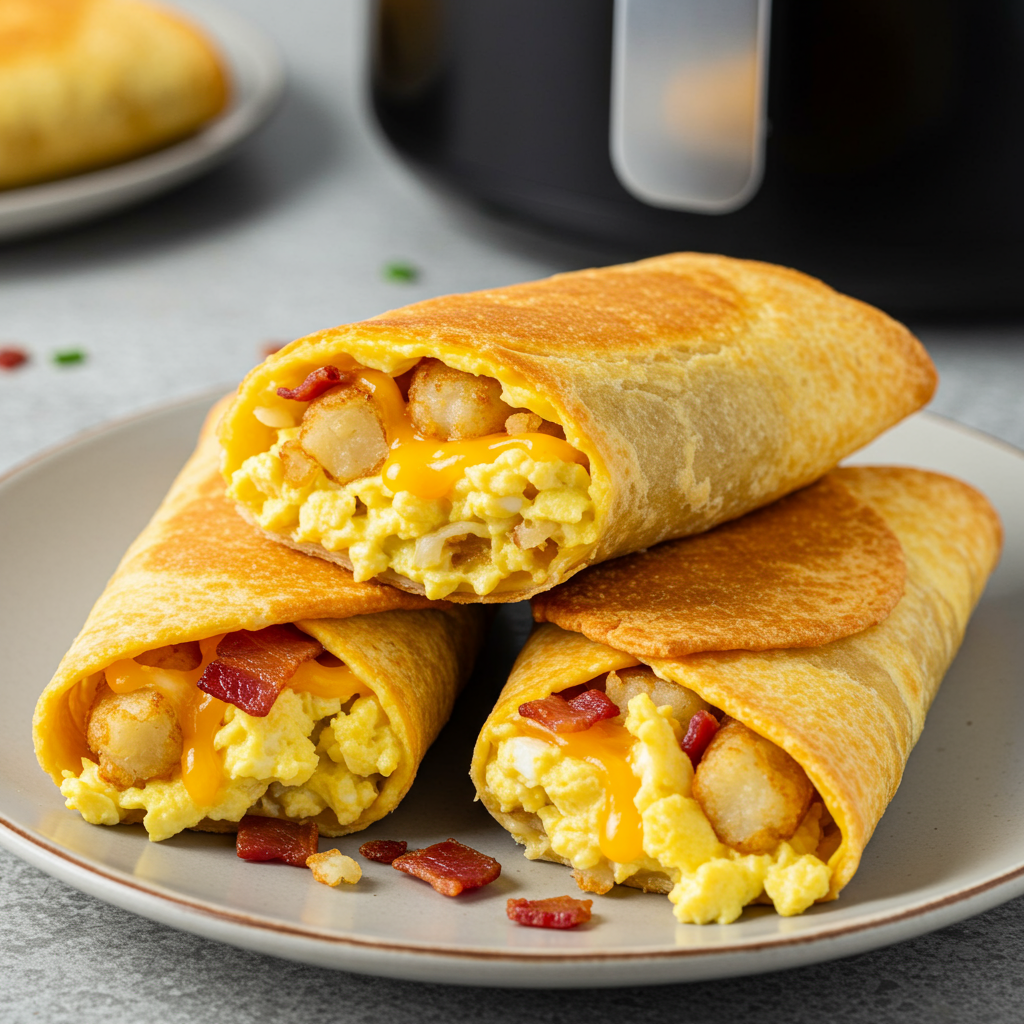 11. Protein-Packed Breakfast Egg Rolls