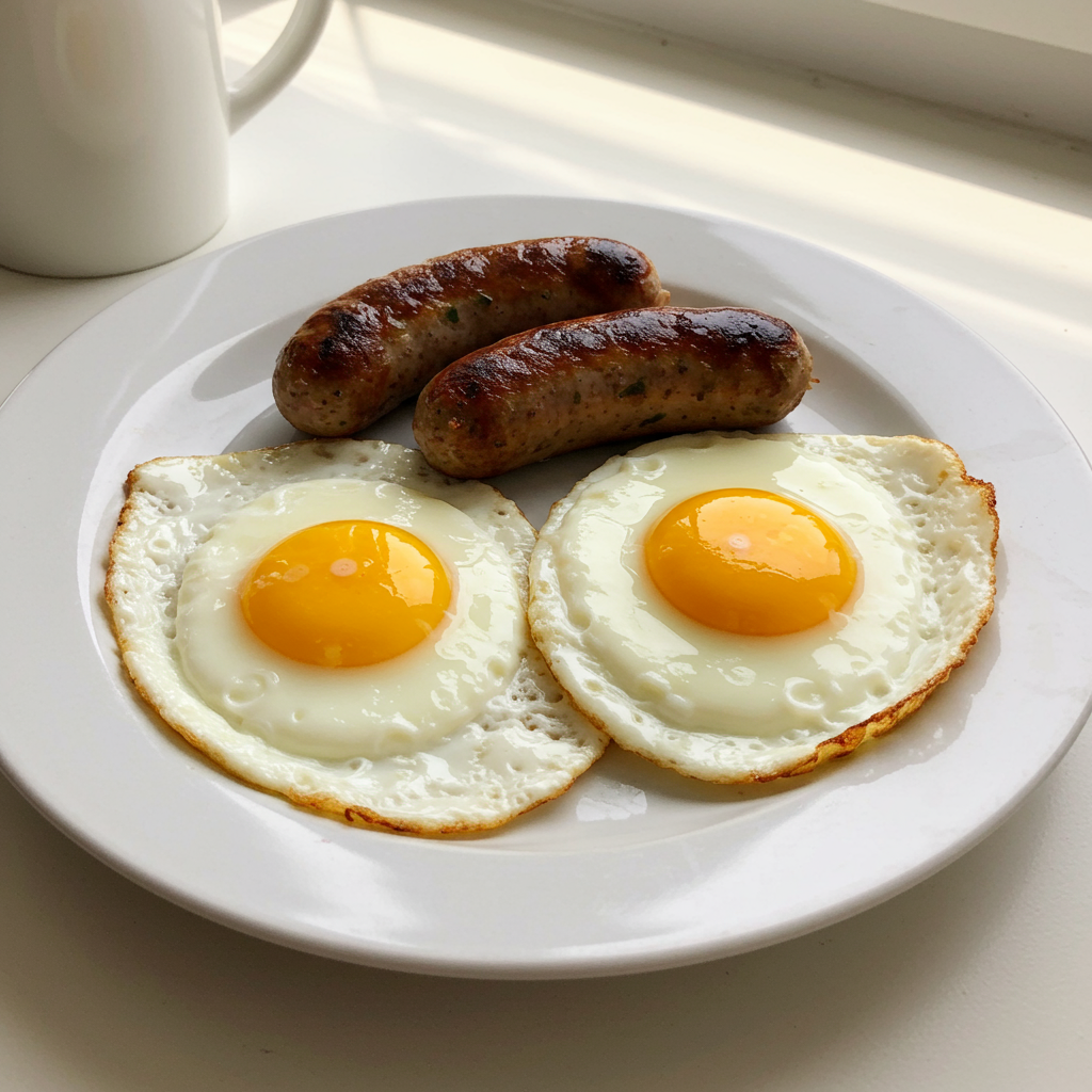 11. Sausage and Egg Plate