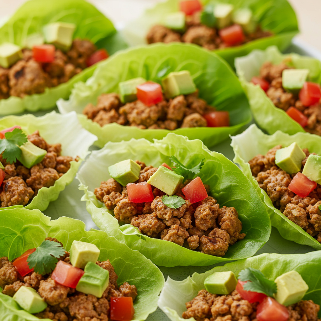 12. Jerk Chicken Lettuce Wraps
