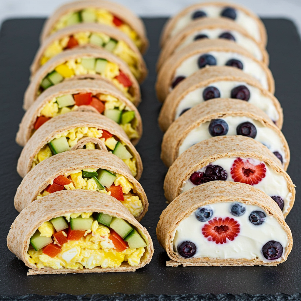13. Breakfast Wrap Pinwheels