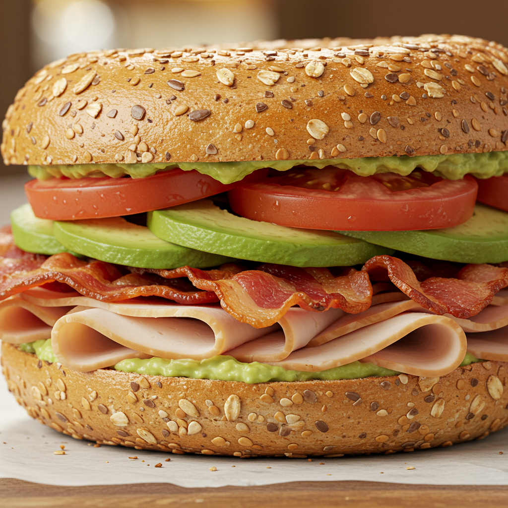 13. Einstein Bros. Bacon, Avocado & Tomato Bagel Sandwich