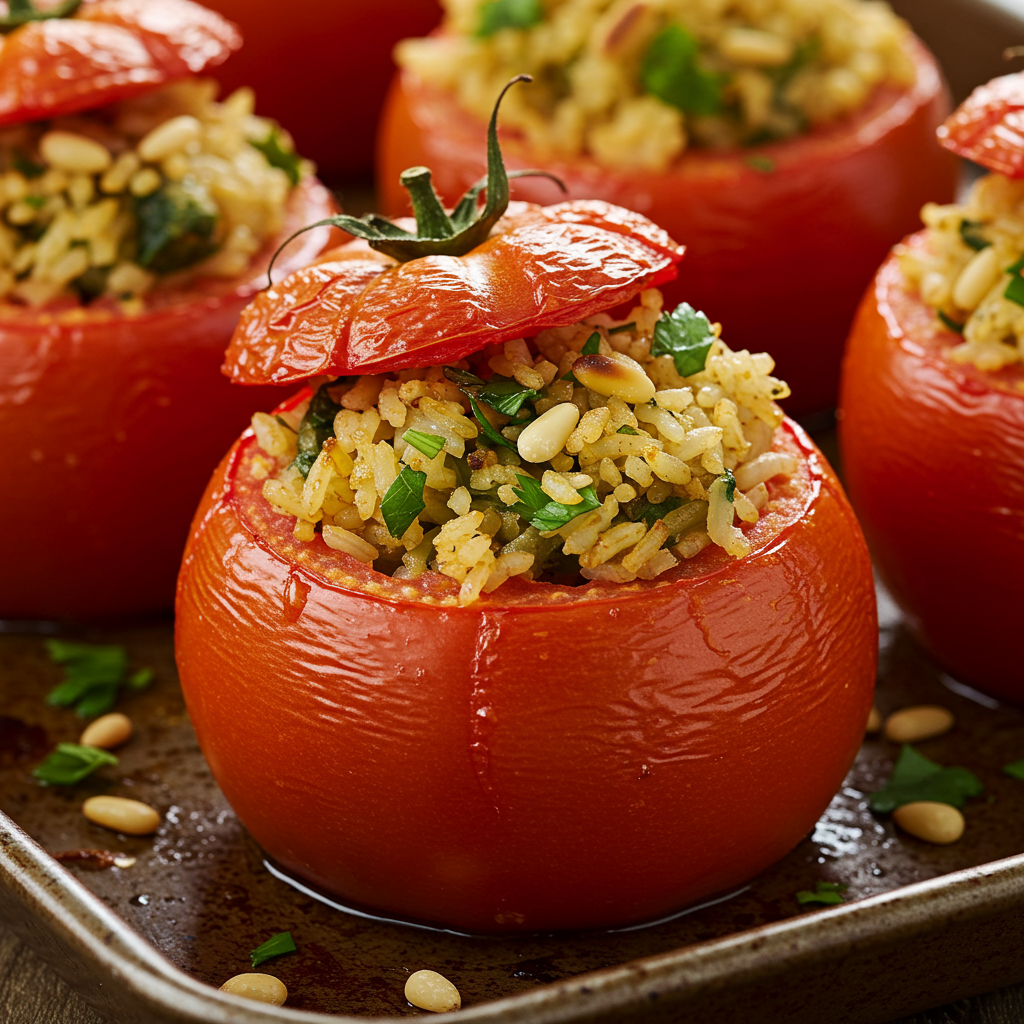 13. Greek Stuffed Tomatoes