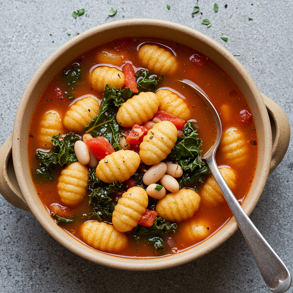 13. Tuscan-Style Vegan Gnocchi Soup