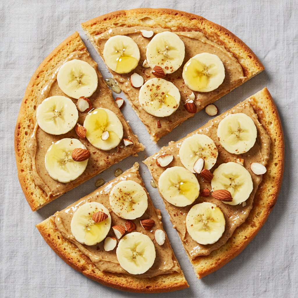 14. Almond Butter Breakfast Pizza