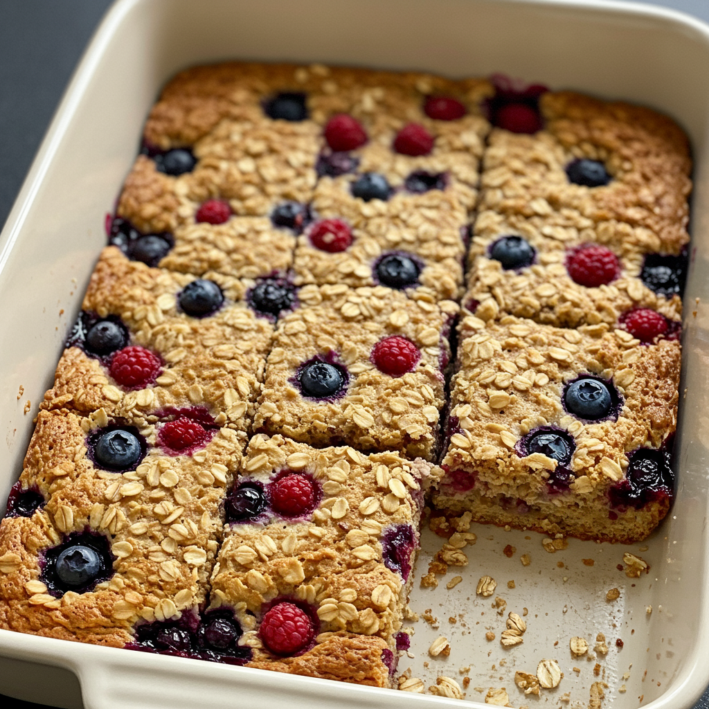 14. Baked Oatmeal Squares