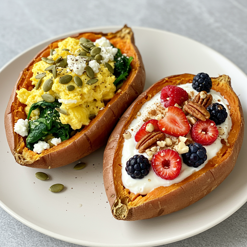 14. Breakfast Stuffed Sweet Potatoes