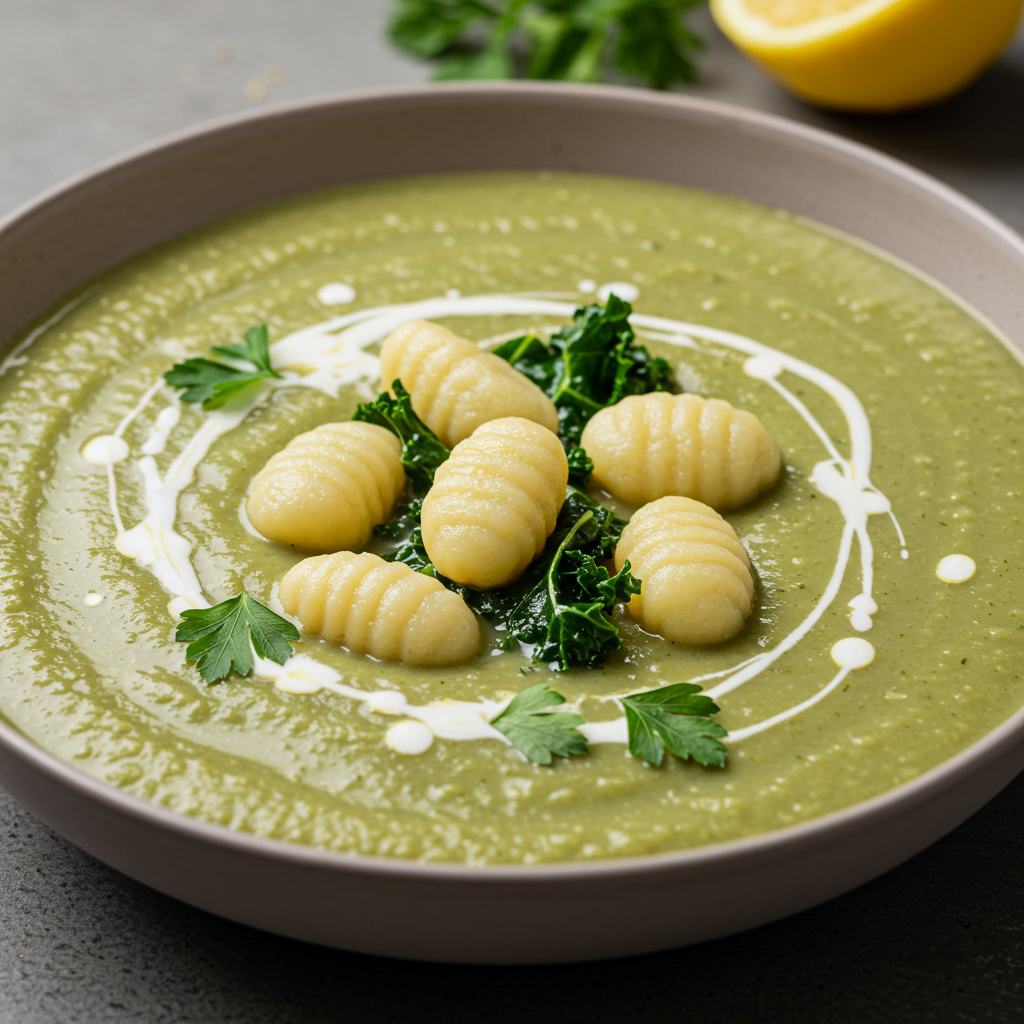 14. Creamy White Bean Gnocchi Soup