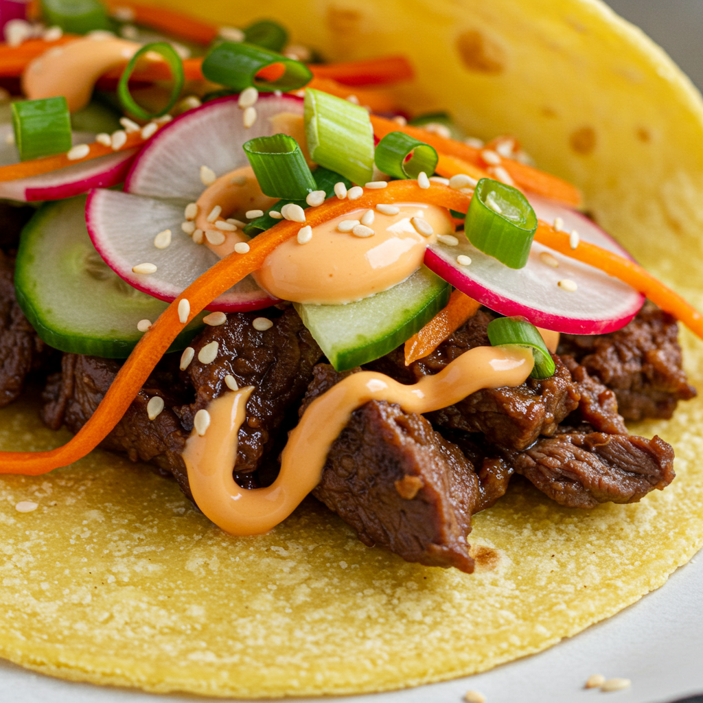 14. Korean BBQ Beef Tacos