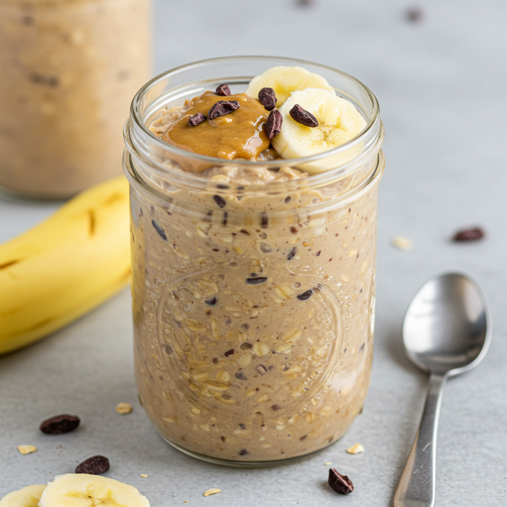 14. Peanut Butter Maca Overnight Oats
