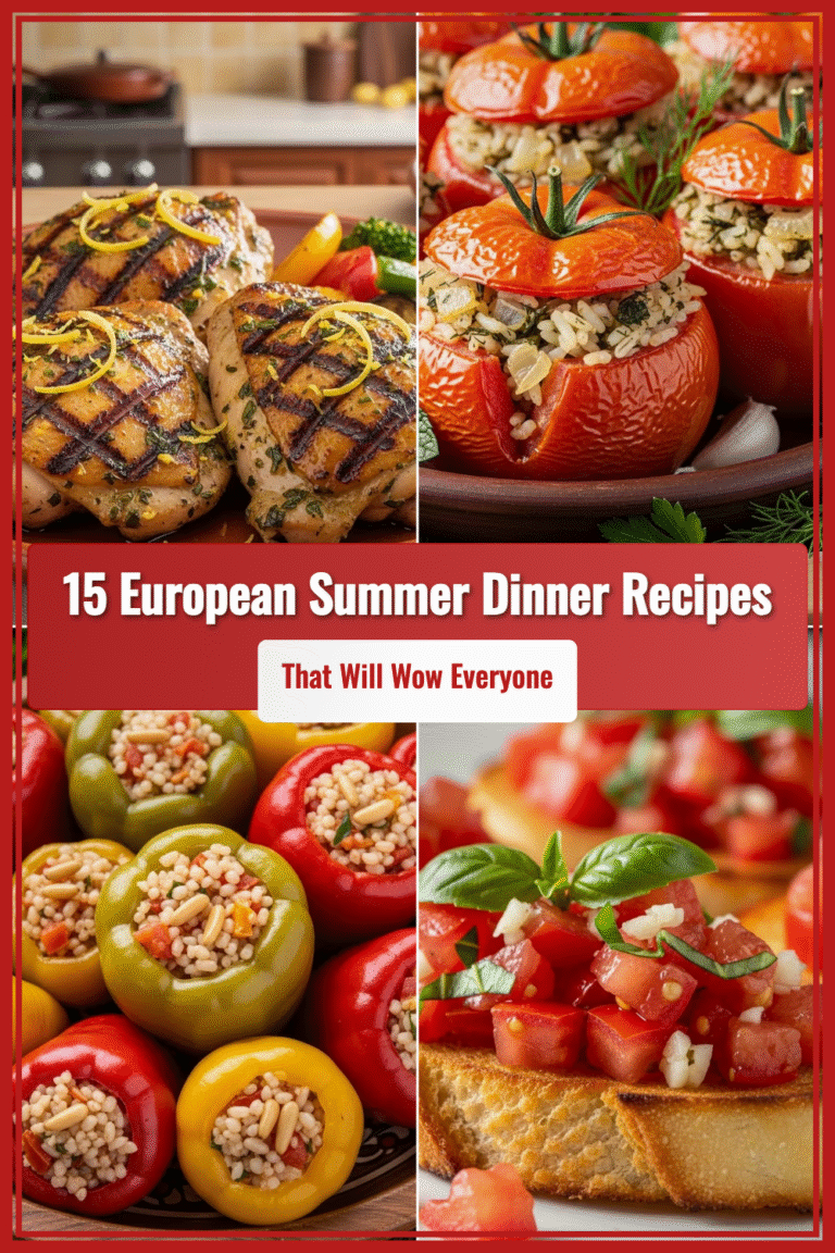 15 Amazing European Summer Dinner Recipes That’ll Wow You