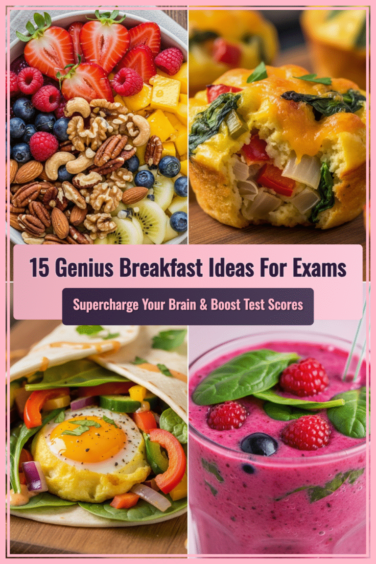 15 Genius Breakfast Ideas to Supercharge Your Brain and Boost Test Scores