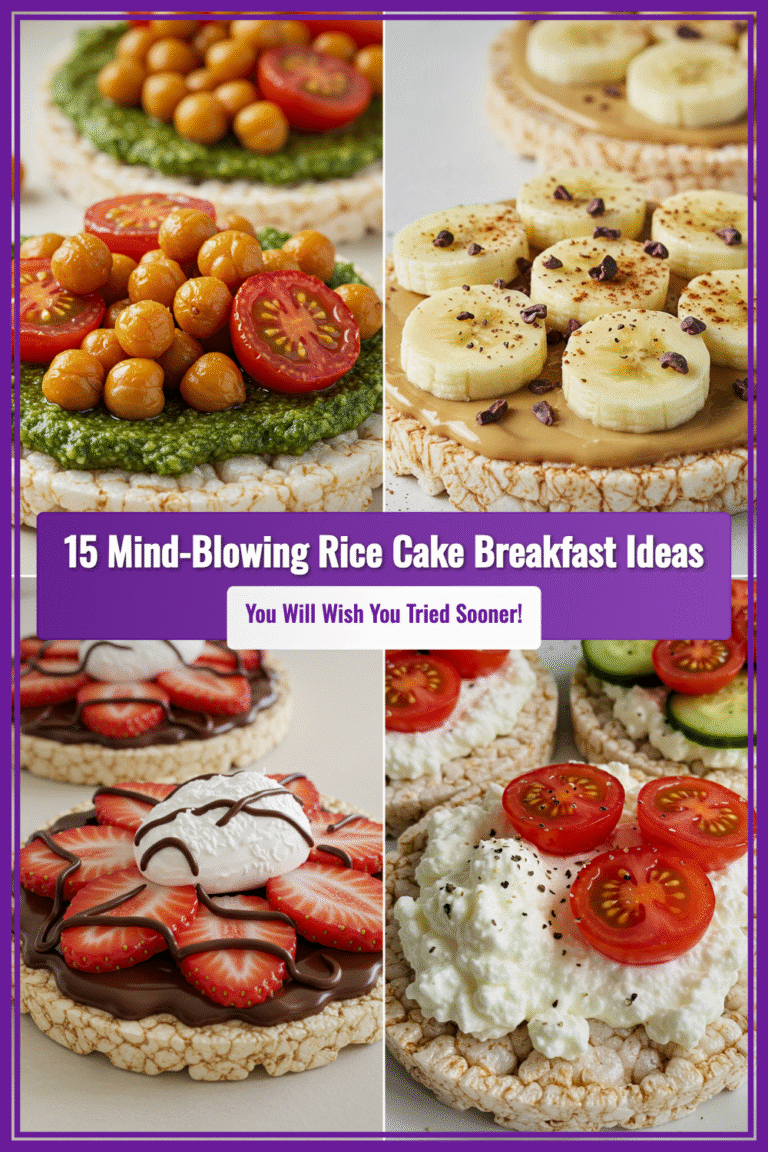 15 Mind-Blowing Rice Cake Breakfast Ideas You’ll Wish You Tried Sooner!