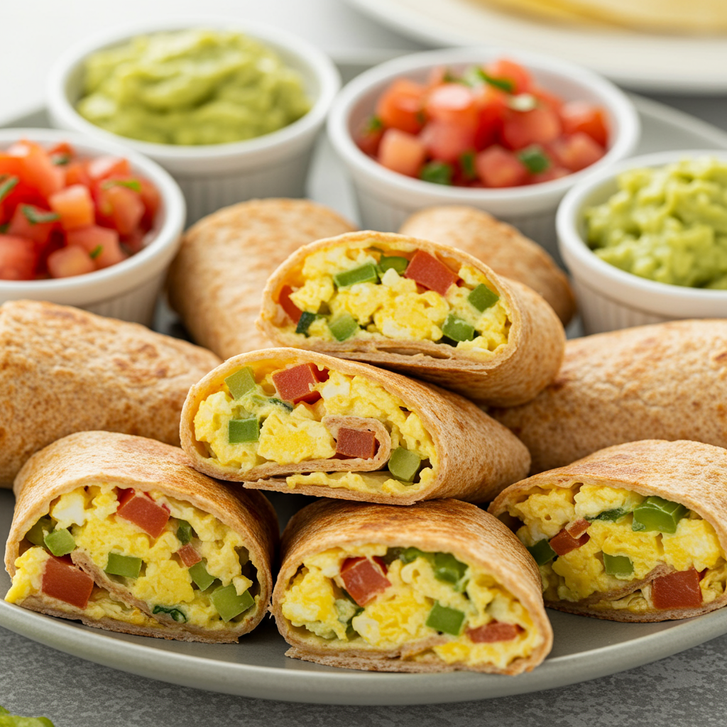 15. Breakfast Quesadilla Roll-Ups